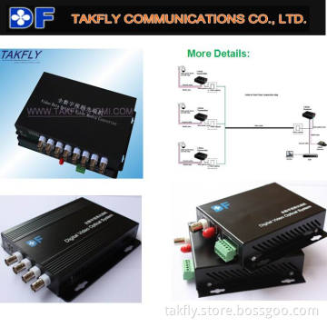 8 Channel Single Fiber Digital Video Optic Transceiver